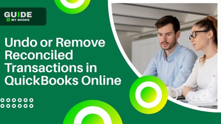 Undo Reconciled Transactions in QuickBooks Online